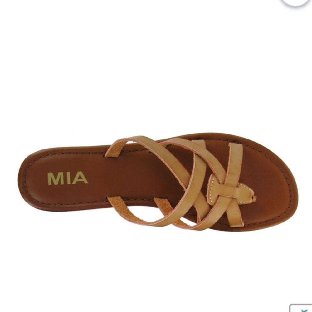 EUC Brown MIA Danielle Sandals